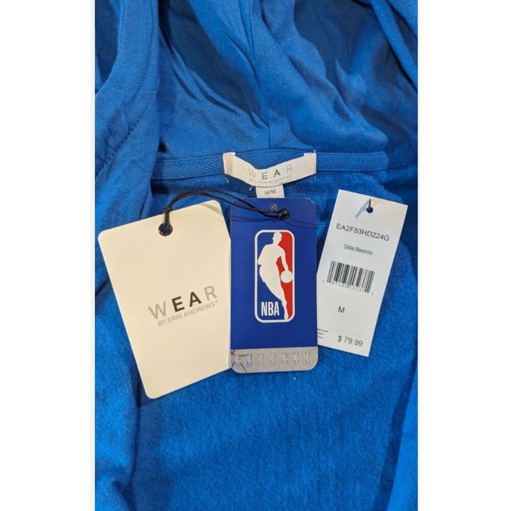 NWT Women's Full Zip Dallas Mavericks Hoodie, Size M NBA MSRP $79 - Picture 9 of 10